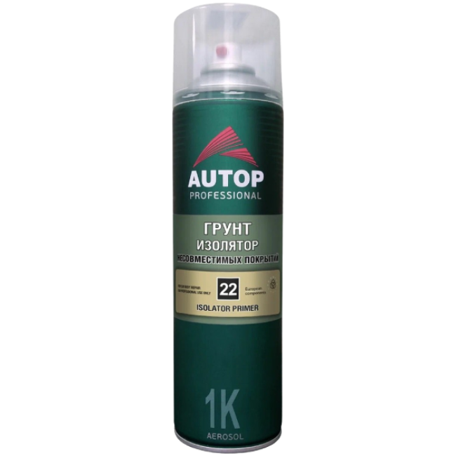 Autop AUTOP No. 22 - 用于不相容涂层的底漆绝缘体 - 沙色 - 气溶胶，650 毫升 АТР-А07825 图片 – 萨拉托夫 | carpaint.kz