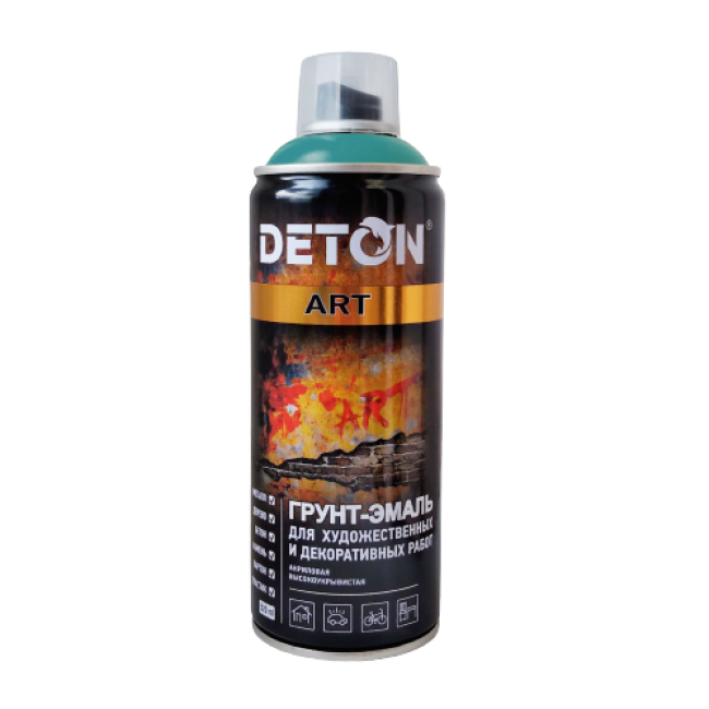 Deton 用于艺术和装饰作品的底漆珐琅 DETON ART，天蓝色，气雾剂 520 毫升 DTN-A70683 图片 – 萨拉托夫 | carpaint.kz