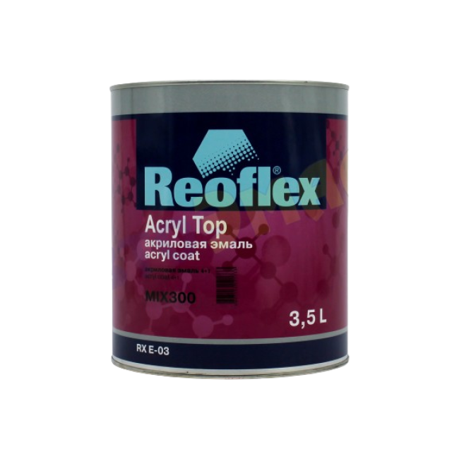 Reoflex 300 MIX 丙烯酸搪瓷 4+1，氧化红，3.5l RX E-03-300-3500 图片 – 萨拉托夫 | carpaint.kz