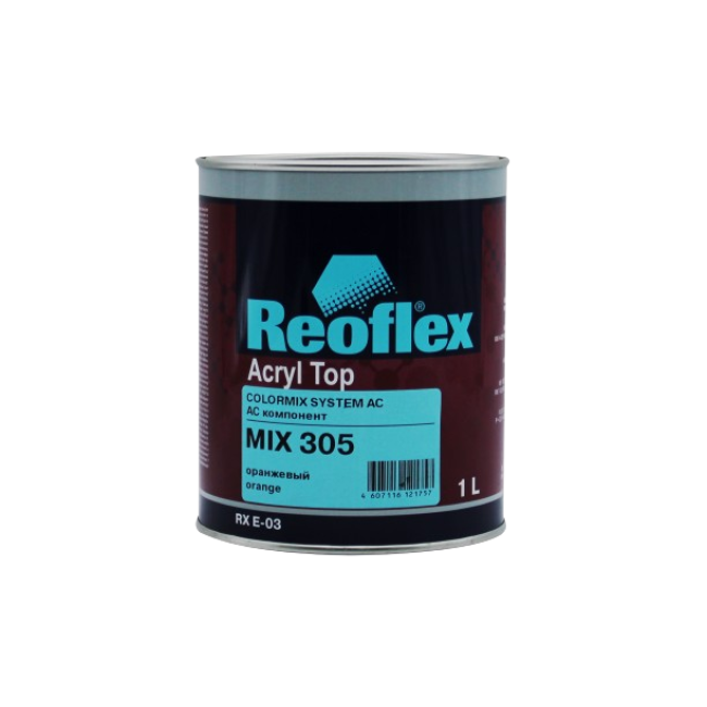 Reoflex 305 MIX 丙烯酸搪瓷 4+1，橙色，1l RX E-03-305-1000 图片 – 萨拉托夫 | carpaint.kz