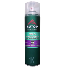 AUTOP No. 18 - 丙烯酸珐琅 - 黑色光泽 - 气雾剂，650 毫升