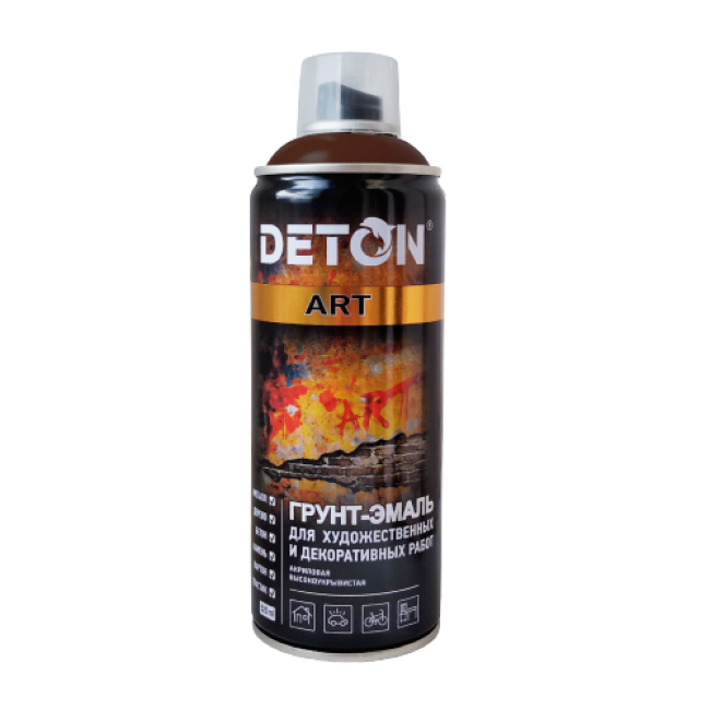 Deton DETON ART - Primer-enamel - Dark chocolate - Aerosol, 520 ml DTN-A70684 – buy in Saratov | carpaint.kz