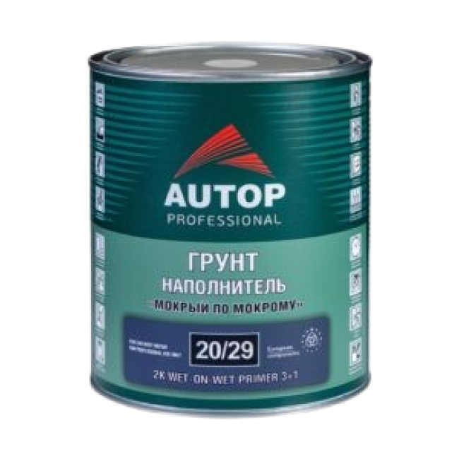 Autop AUTOP 20/29 - 2K Primer-filler wet on wet 3+1 - Gray - Can, 1l ATP-PR20/29-1/P3 – buy in Saratov | carpaint.kz